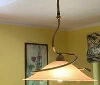 Lampa sufitowa -żyrandol vintage