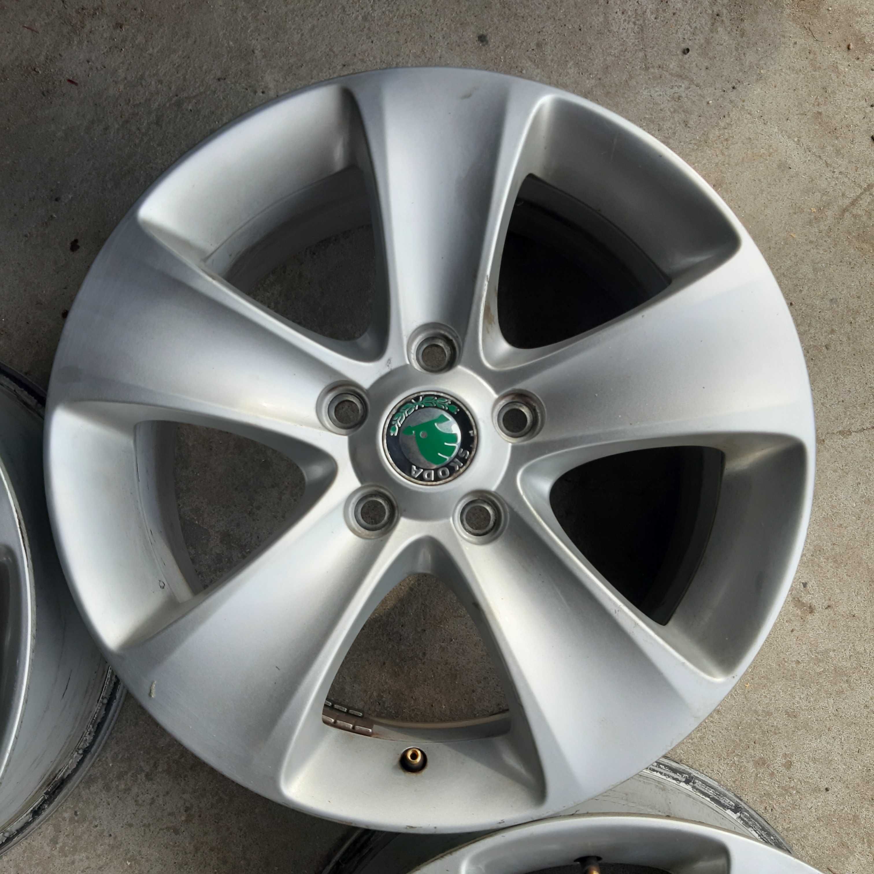 5x112 alufelgi oryginalne skoda 16"