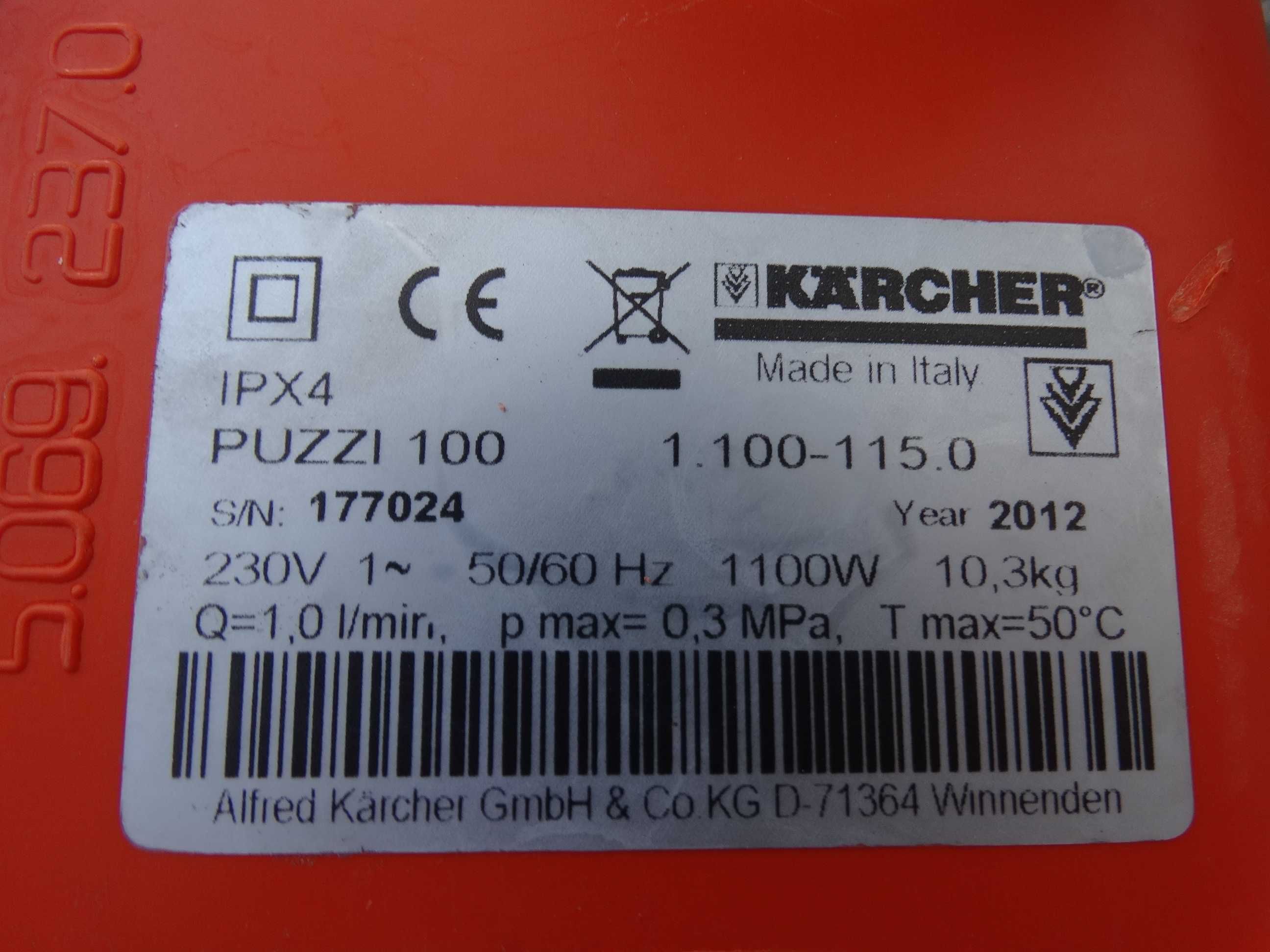 Odkurzacz Piorący Karcher PUZZI 100 * PUZZI 10/1