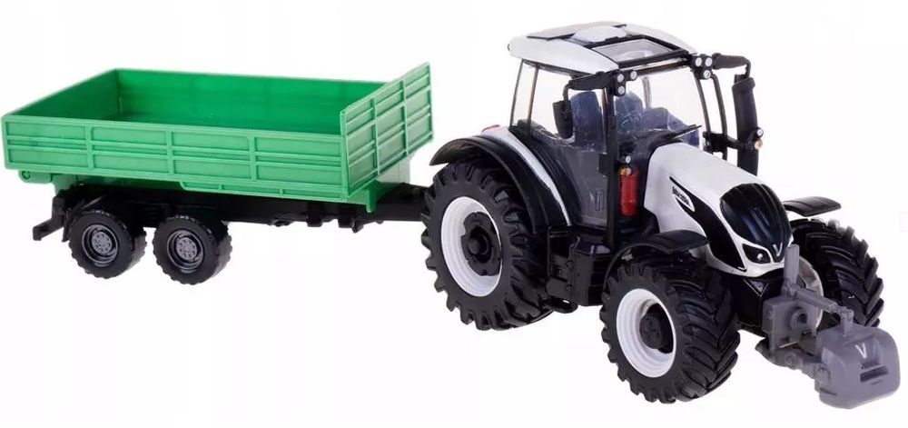 Valtra N174 z przyczepą BBURAGO. Bburago. Nowy Produkt