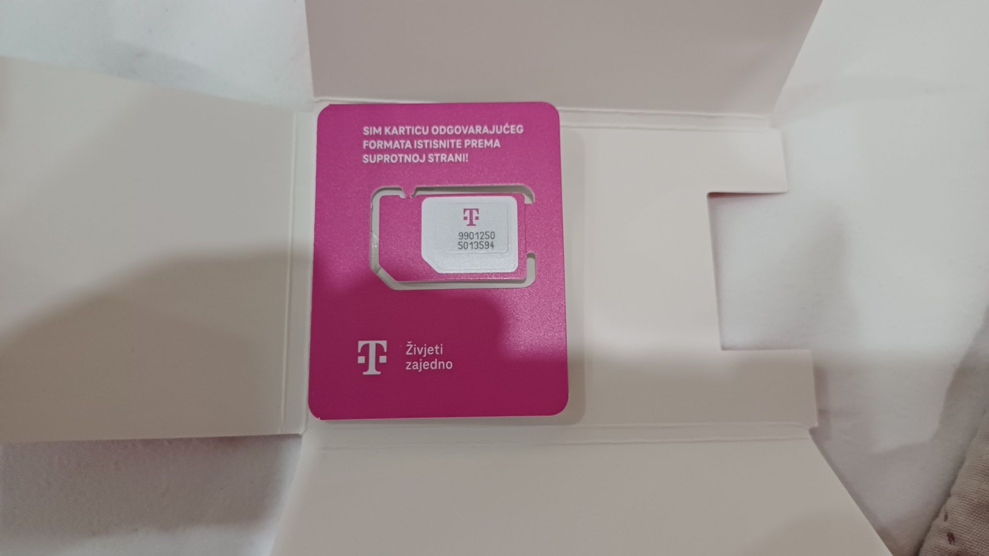 Karta SIM T-Mobile Chorwacja bez rejestracji
