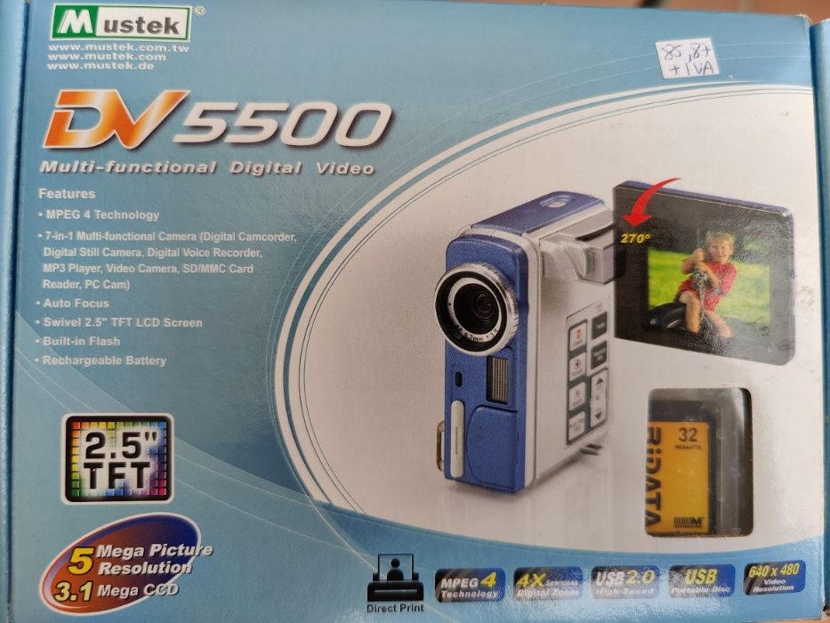 Câmara Mustek DV-5500 Mini DV