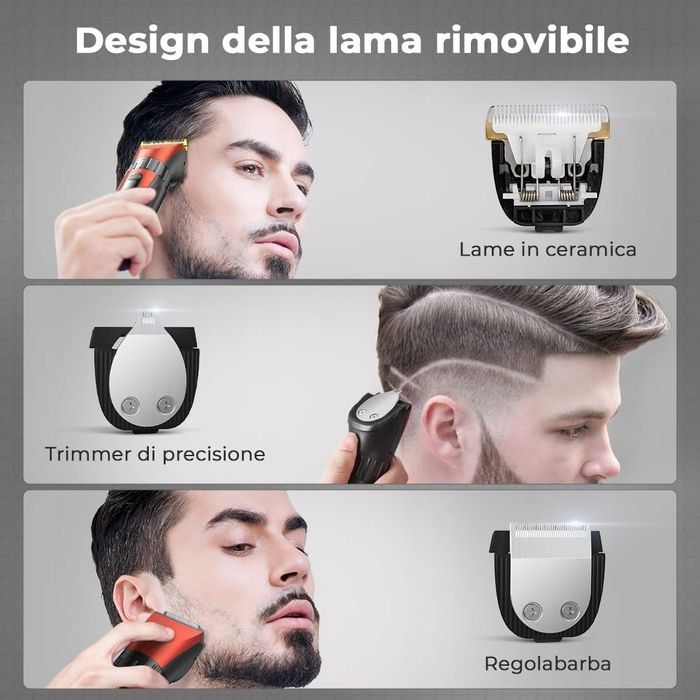 Profesjonalna Maszynka Do Włosów Brody 16w1 Wodoodporna Turbo Elehot