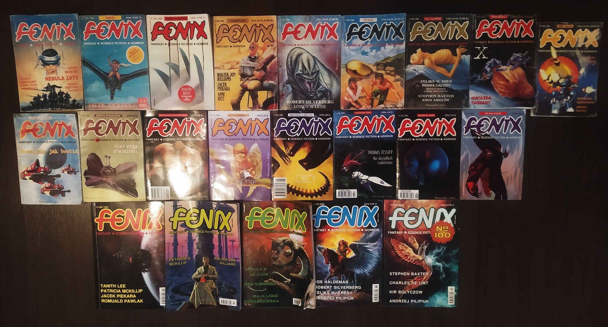 Fenix Fantastyka Horror Sci Fi Czasopismo Zeszyty Lata 90