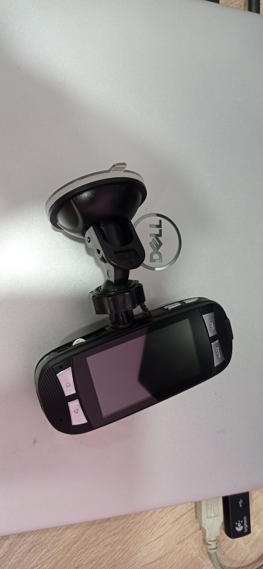 Videorejestrator + uchwyt + kabel mini jack