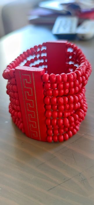 Bransoletka vintage drewno