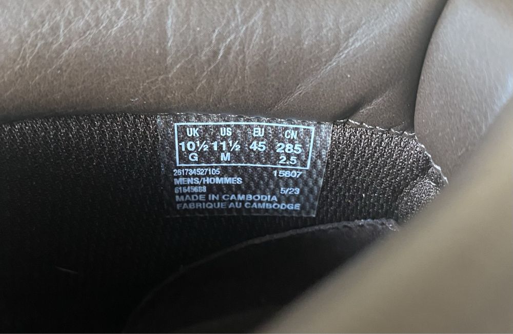 Trapery Clarks Rossdale Mid  Brązowy r.45 (29,5 cm)