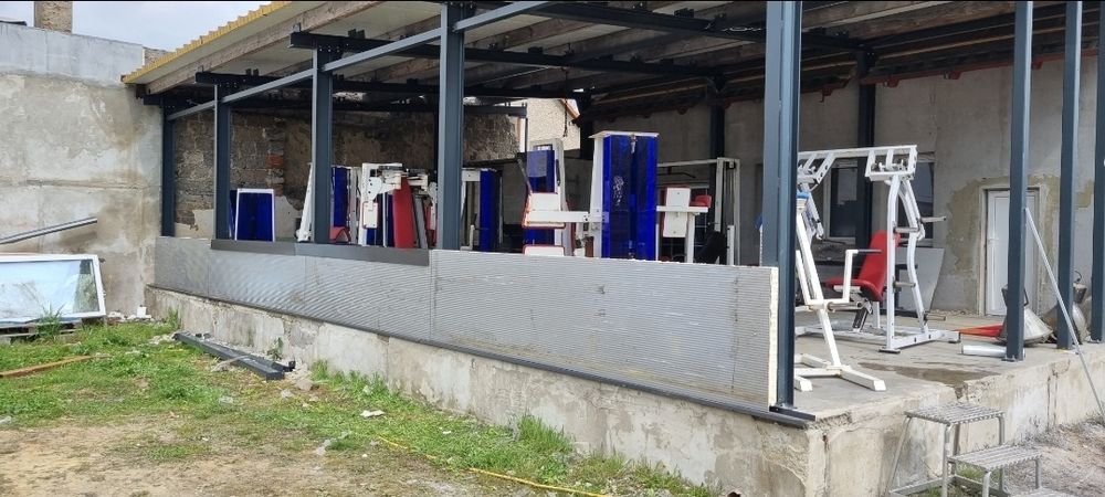 Hala stalowa, wiata, konstrukcja stalowa  szer 7m dług 13m