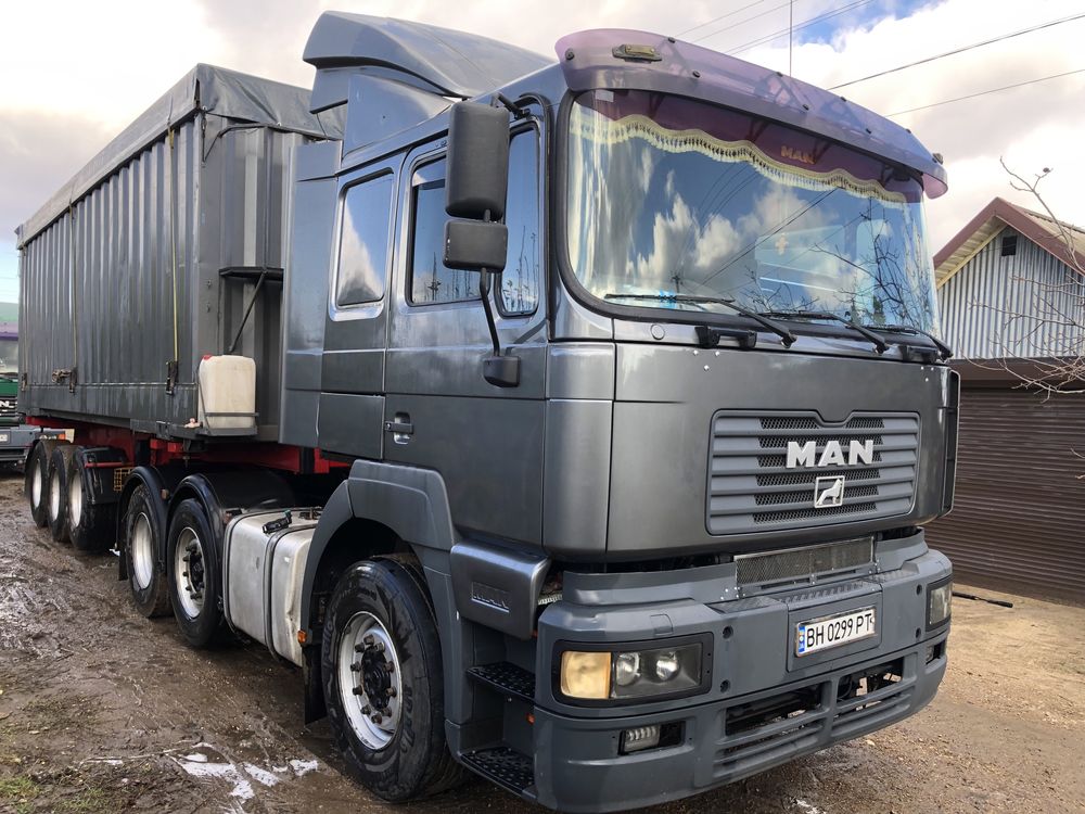 Ман Командор Тягач 3 оси Контейнеровоз Зерновоз Man Comandor ф2000