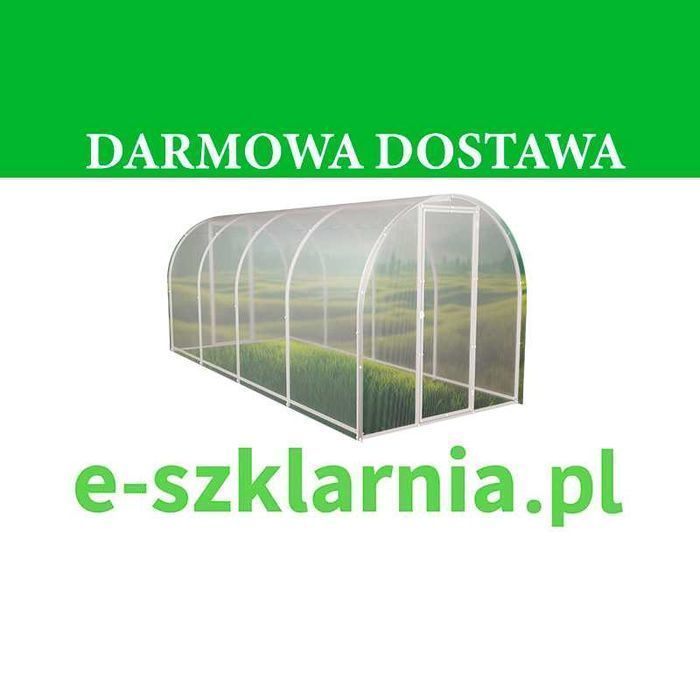 Mała Szklarnia z poliwęglanu Tunel 1,65x2-10m(20x20) POLIWĘGLAN 3-6mm