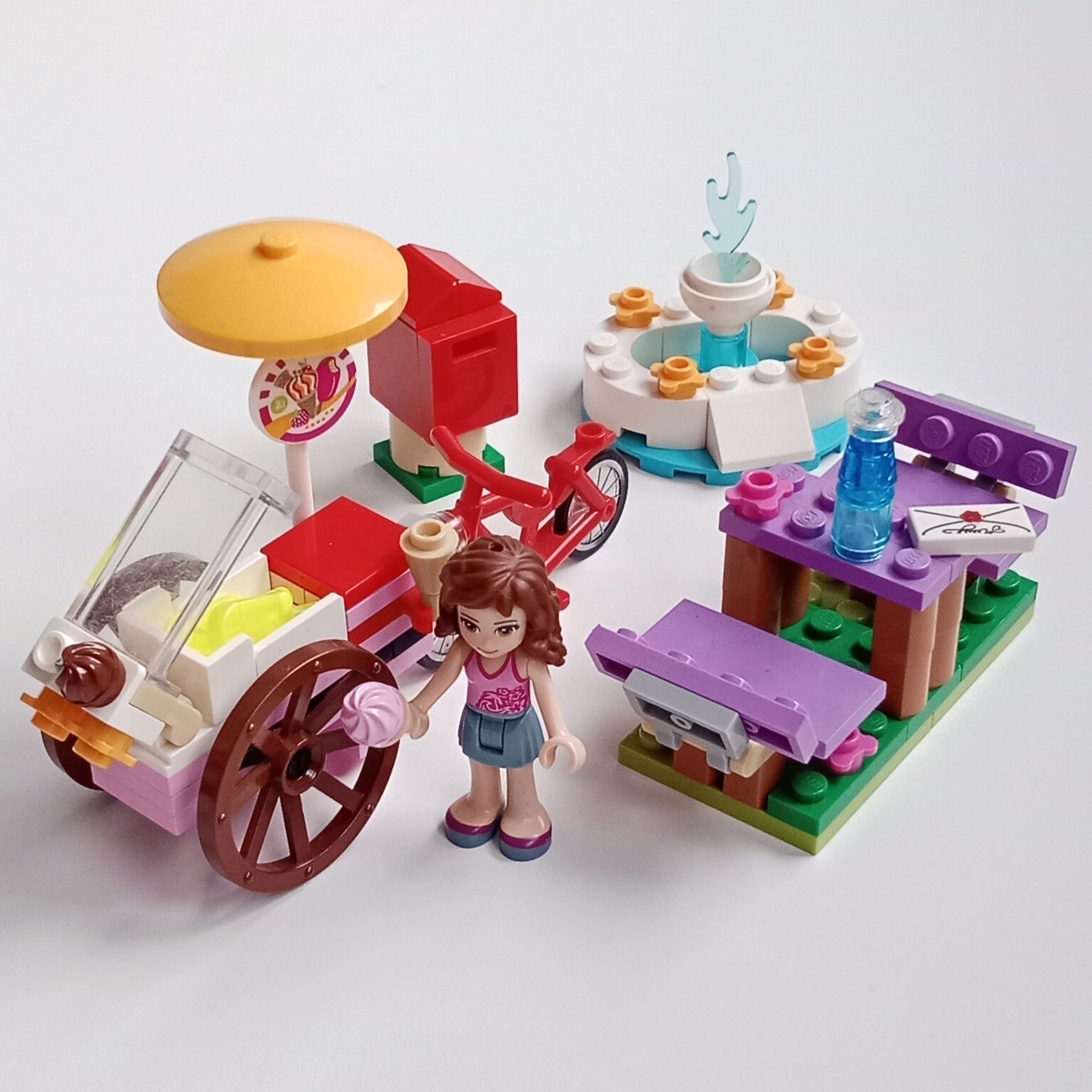 Lego Friends 41030 Stoisko z lodami Olivia's Ice Cream Bike+instrukcja