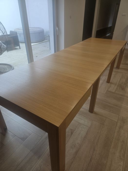 Stol rozkładany fornirowany 100x130 do 330 cm