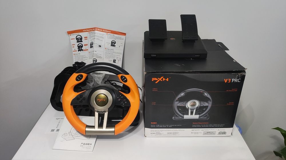 Ігрове кермо з коробкой передач PXN V3 PRO для ps4 пк як НОВЕ! Знижка!