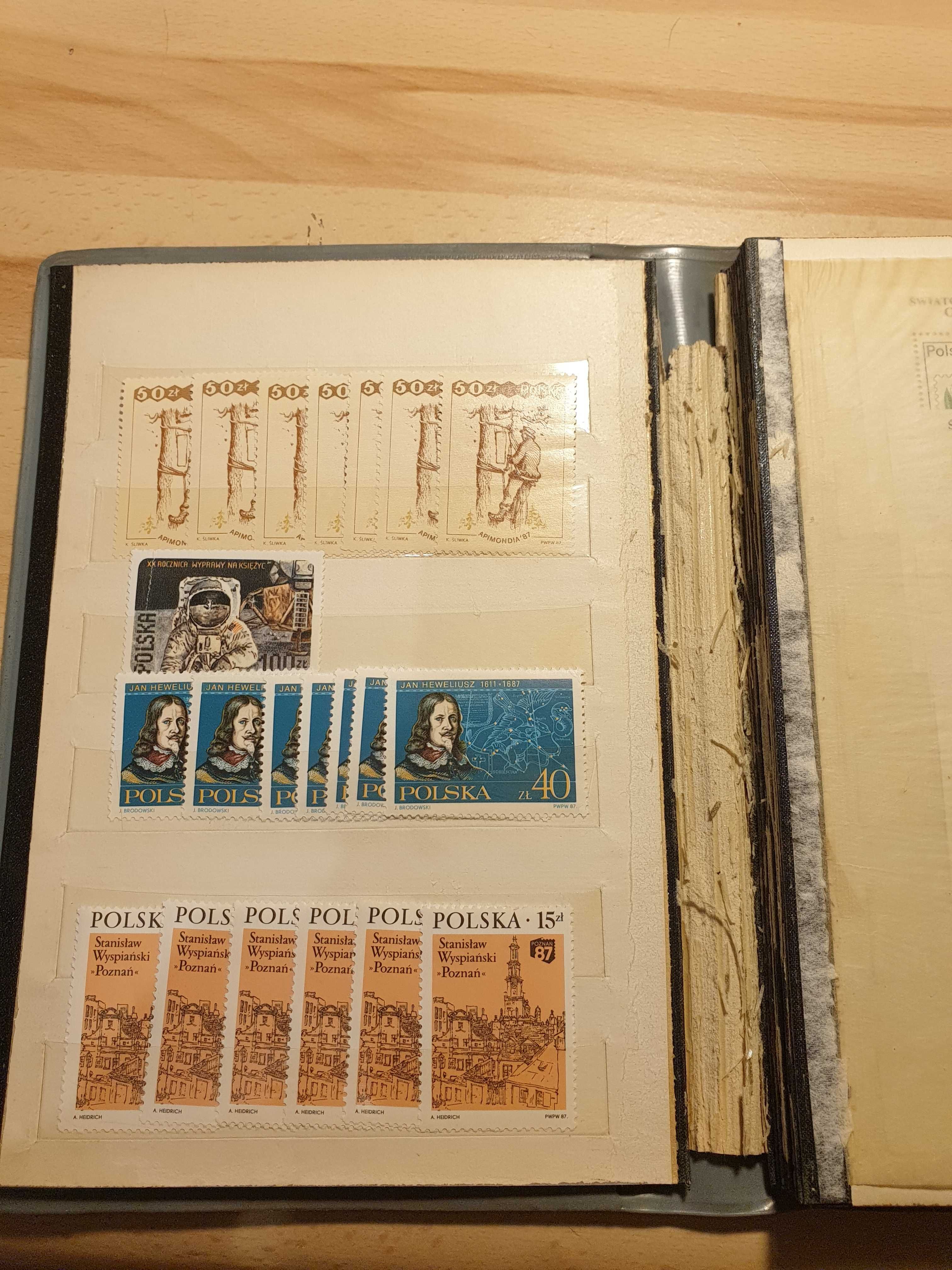 stare znaczki pocztowe album