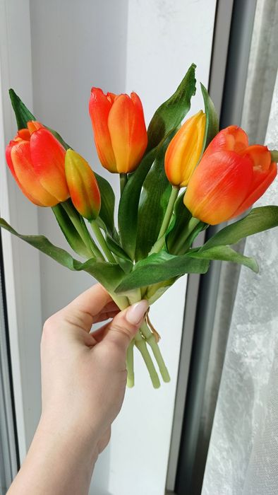 Тюльпани гелеві висота 30см