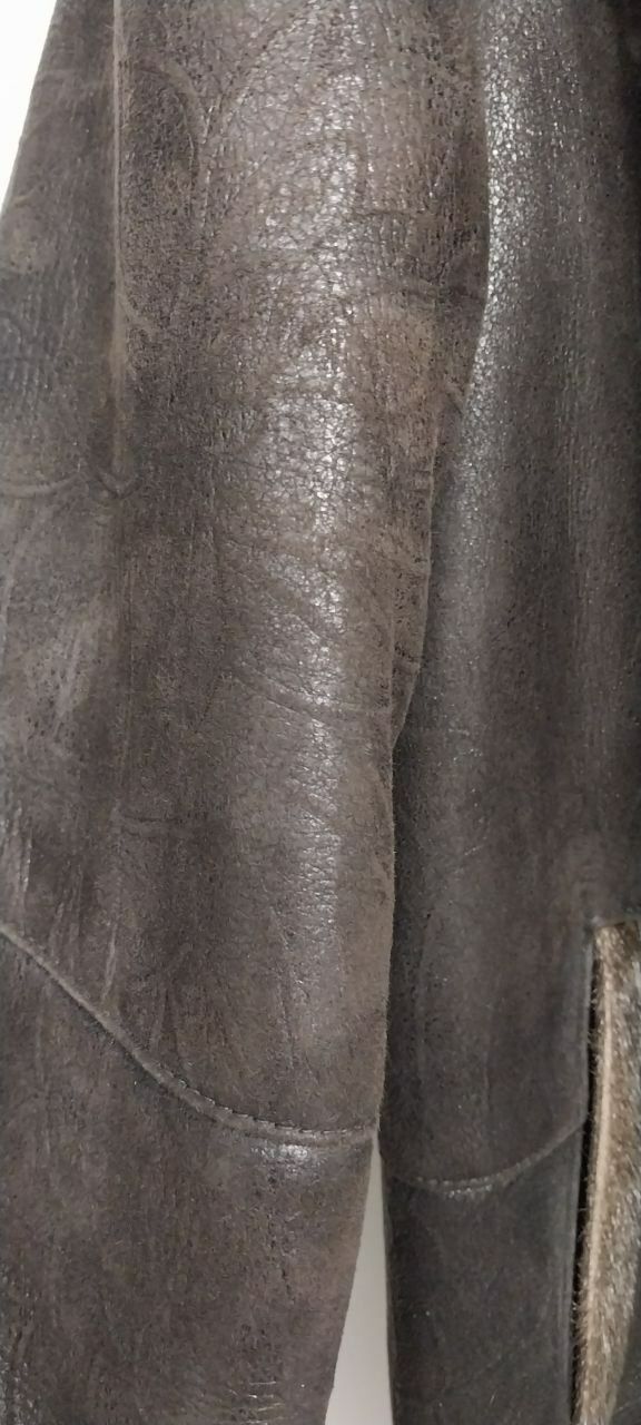 Дубленка дублянка жіноча натуральна розмір 50