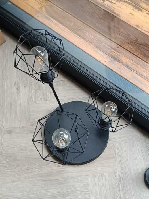 Zestaw Lamp Loft Plafon + Kinkiet Industrialny Diament