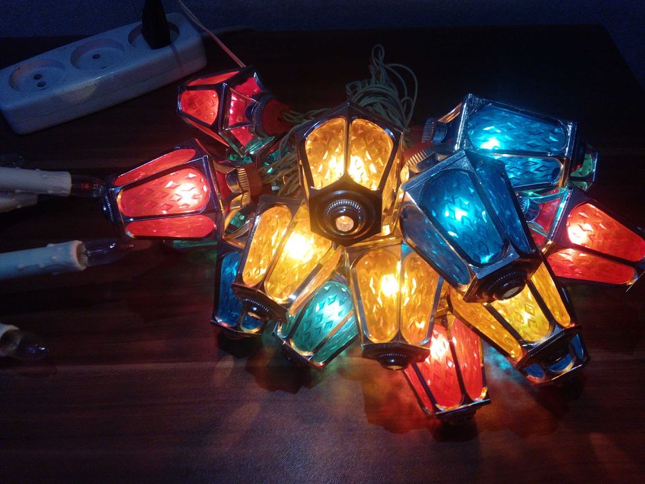 Новогодняя гирлянда СССР.