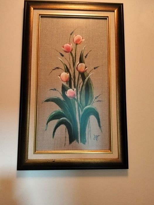 2 quandos pintados à mão