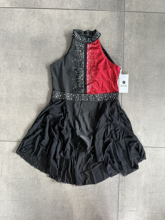 Strój startowy gimnastyczny do tańca mażoretki r.10