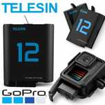Аккумулятор Telesin для екшн камер GoPro 9/10/11/12 Батарея для GoPro