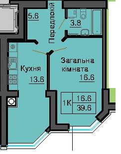 1к.квартира в ЖК Софія Нова від Мартинова !