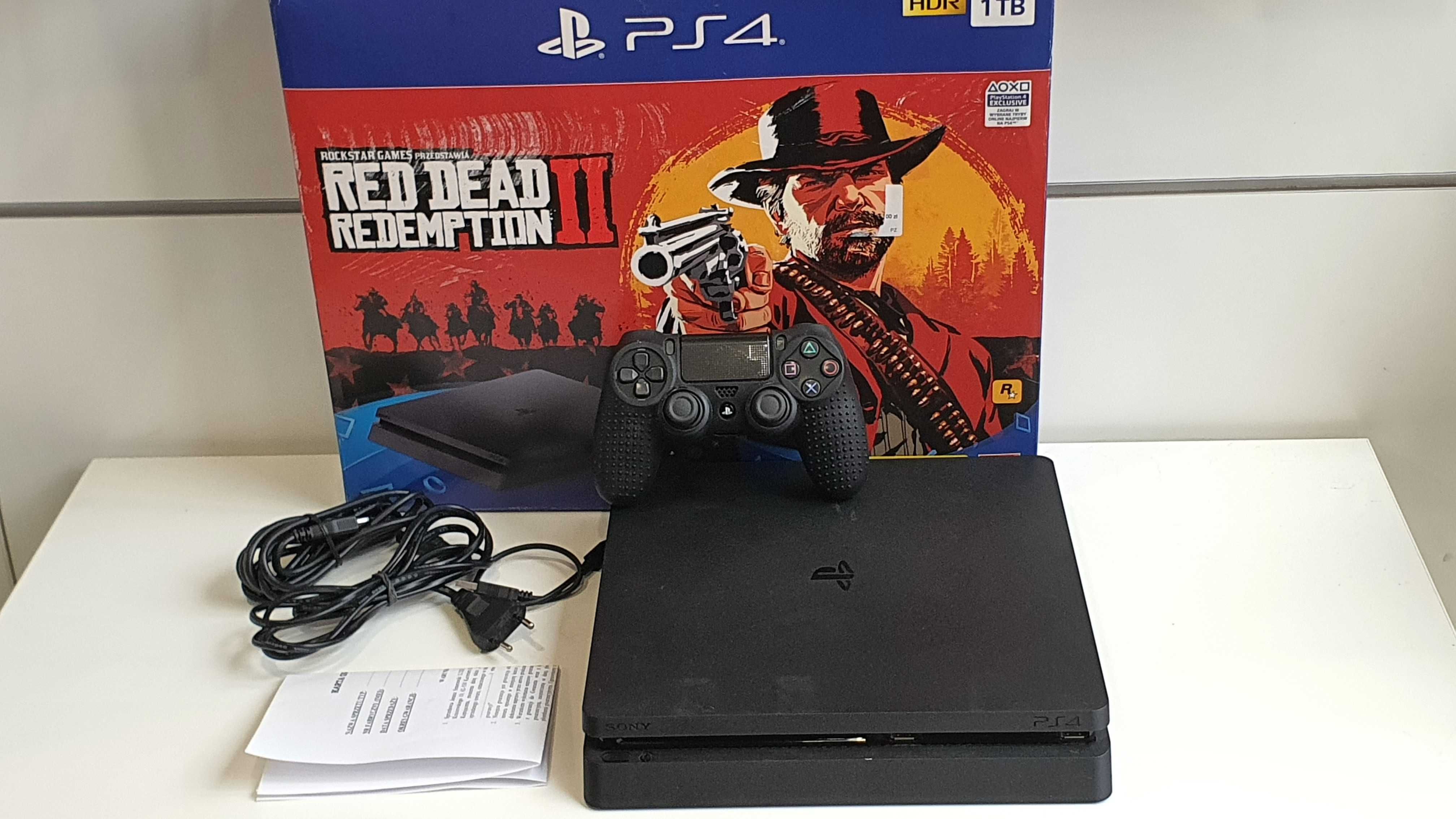 SONY Playstation 4, PS4 Slim 1000GB Komplet Sklep Zamiana