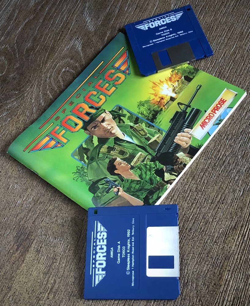 Gra taktyczna SPECIAL FORCES na komputer Commodore AMIGA 500 retro !!!