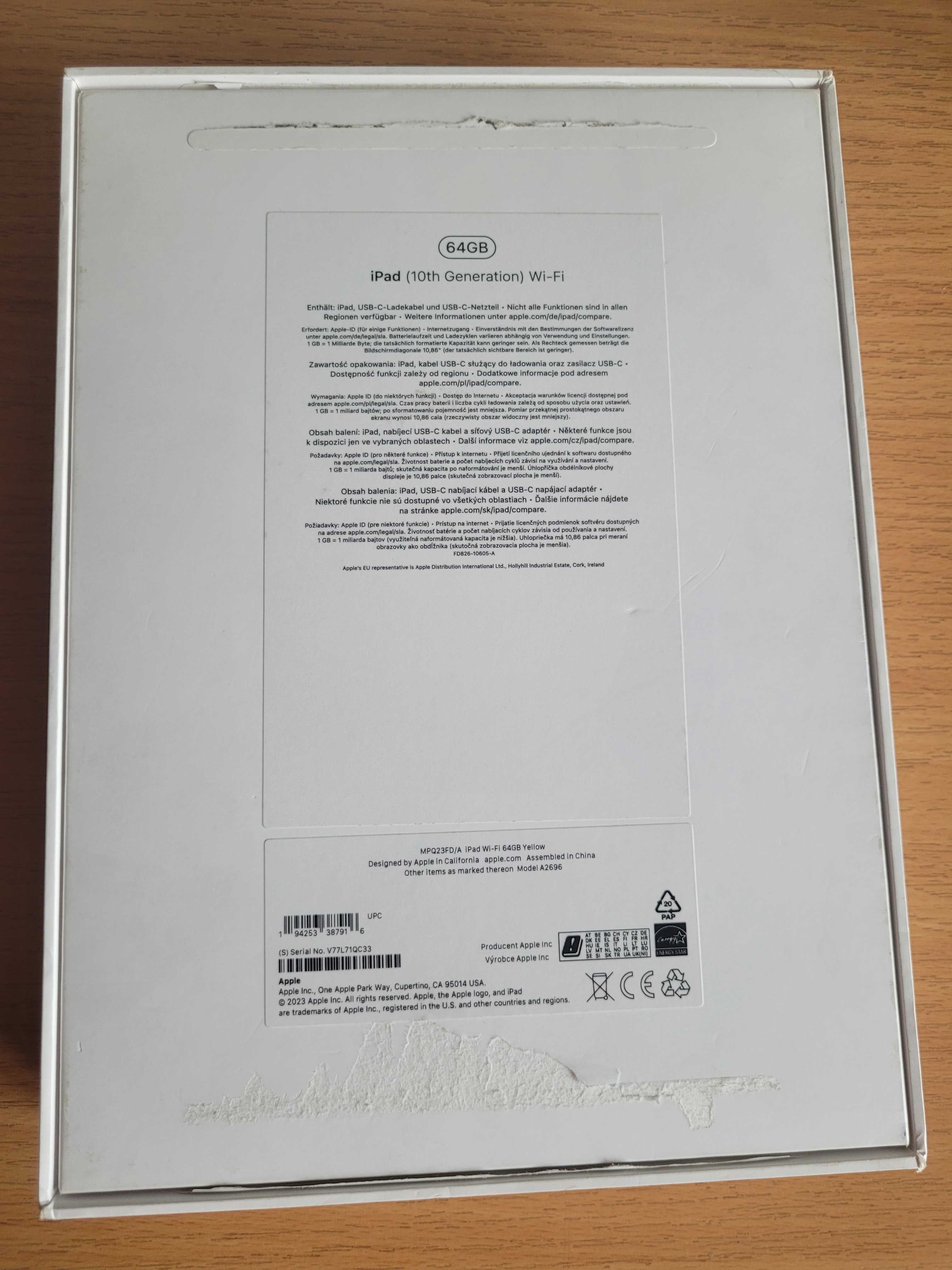 iPad tablet  64GB