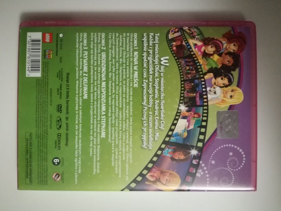 3 płyty DVD Lego friends odcinki 1-9 +gratis Mia i Ja