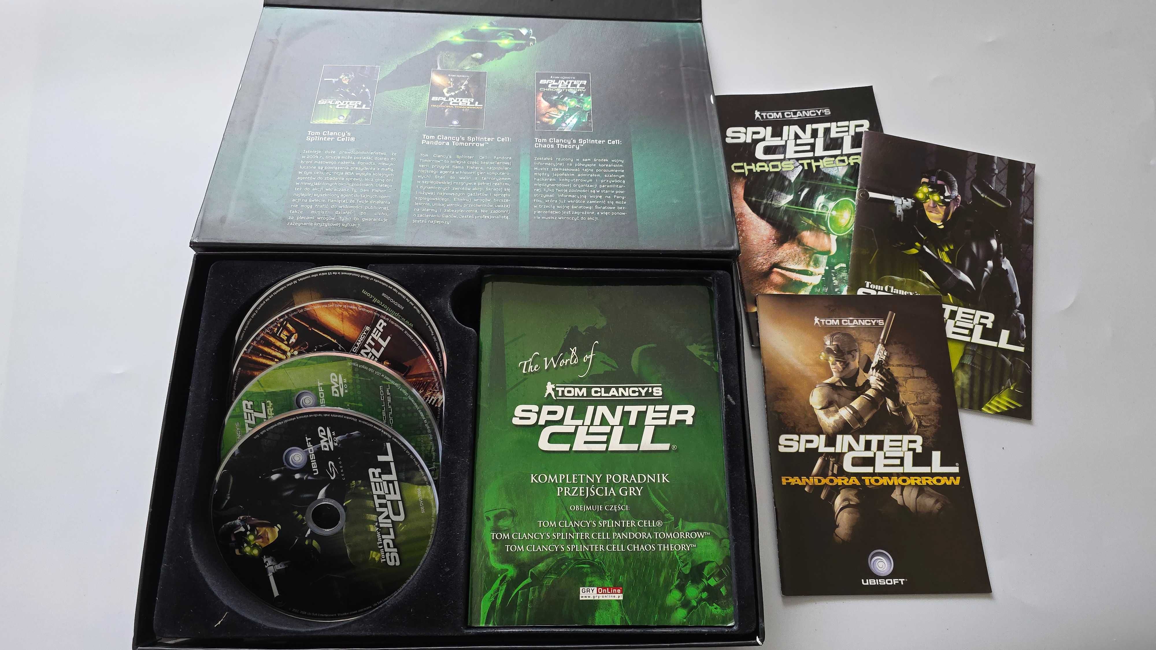 PC big box The World Of TOM CLANCY'S SPLINTER CELL kolekcjonerska
