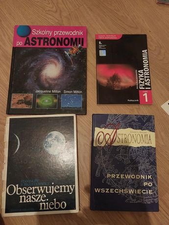 Zestaw książek Astronomia Obserwujemy nasze niebo Brzostkiewicz