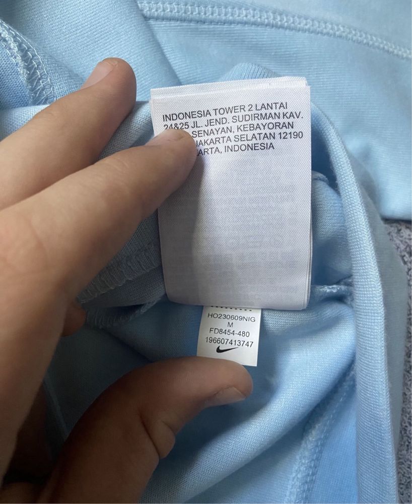 Кофта Nike Tech Fleece Nocta голуба