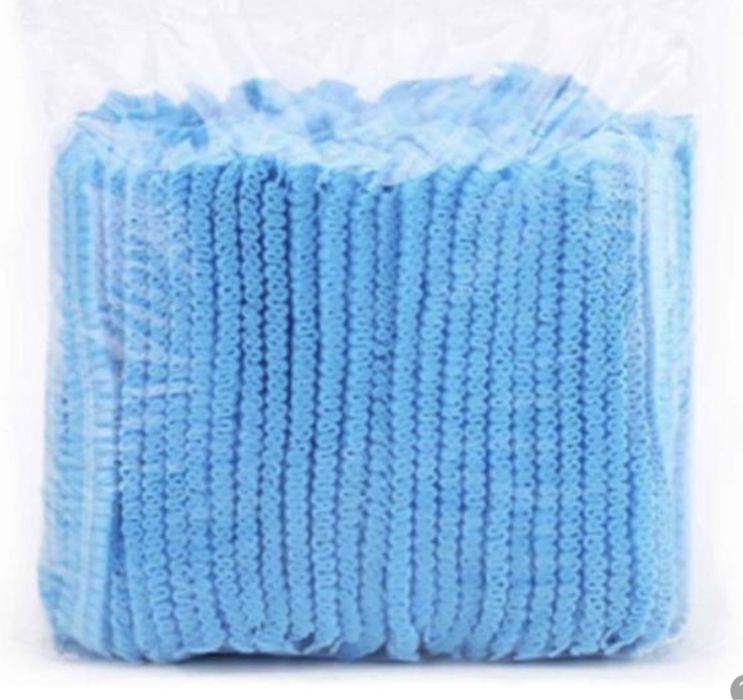 Touca descartável com e sem pala Emb 100 uni