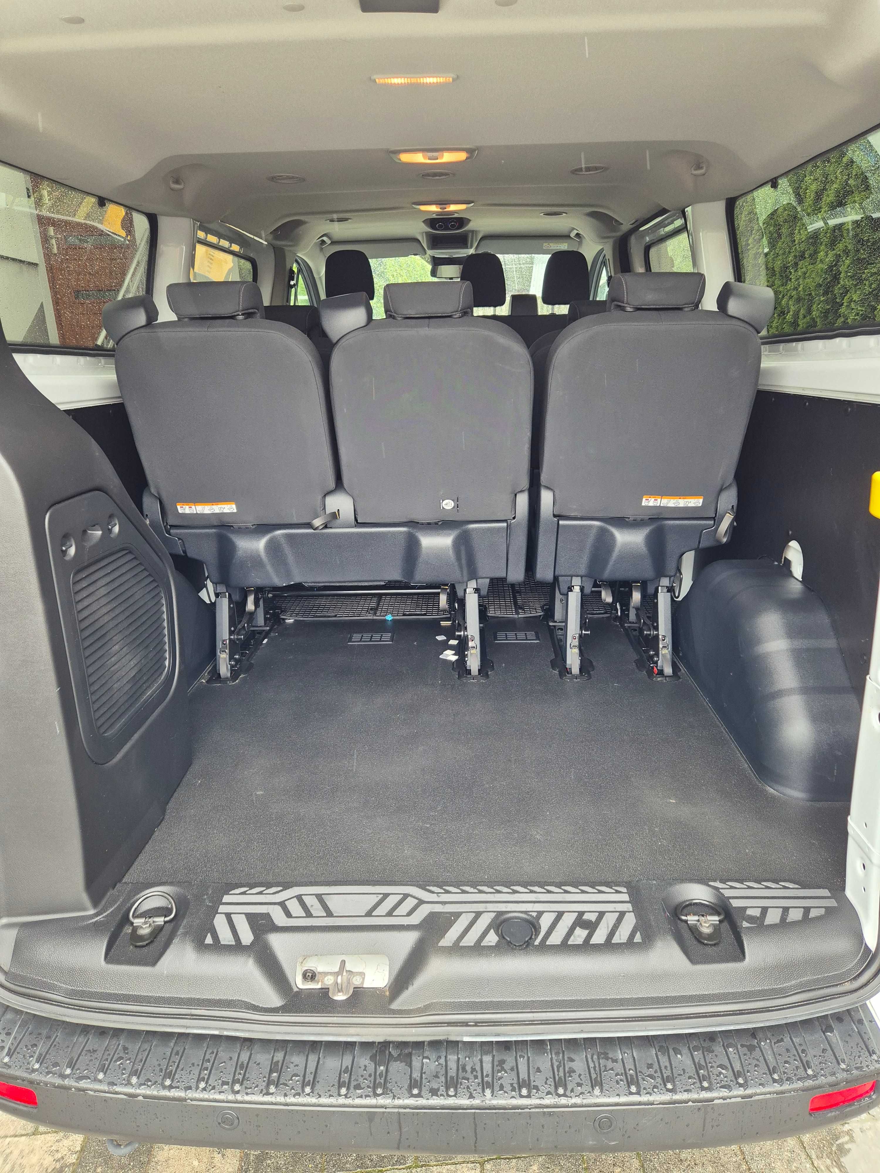 Ford Transit custom 9 osobowy long długi, jak nowy Salon Polska