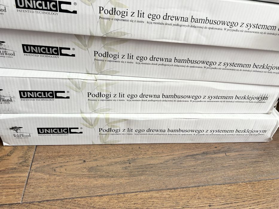 Mam do sprzedania podłogę bambusowa 7.2m2