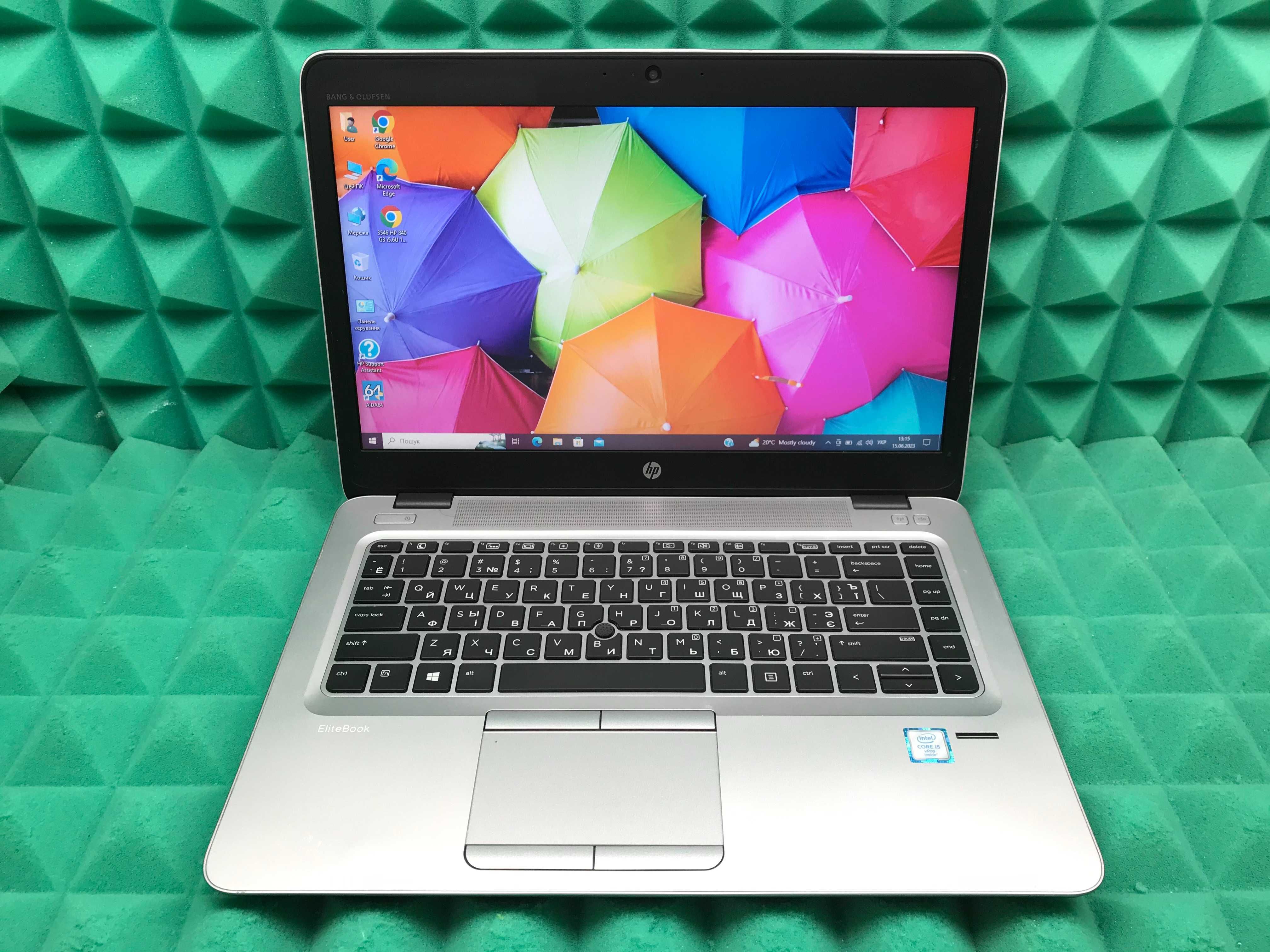 №3546 Ноутбук HP EliteBook 840 G3 14" HD/i5-6300U/8Gb/SSD180