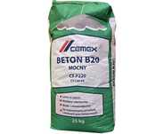 Beton B20 SUPER MOCNY CX-P220
CT-C20-F4 worek 25 kg cena 9,35 zł