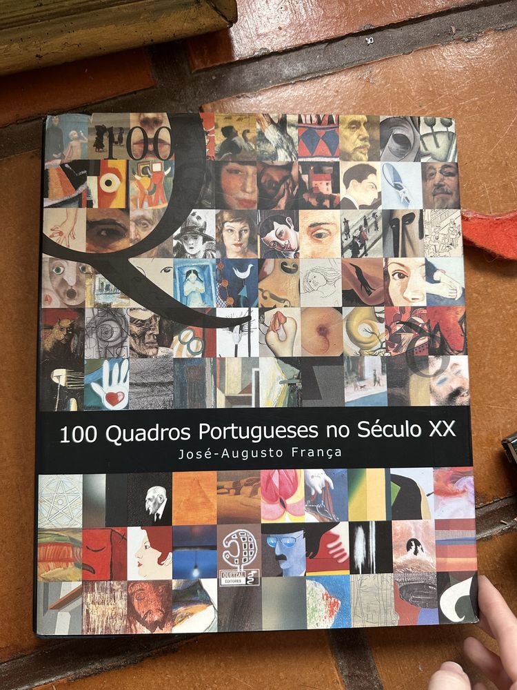 livro 100 Quadros Portugueses no Século XX de José-Augusto França