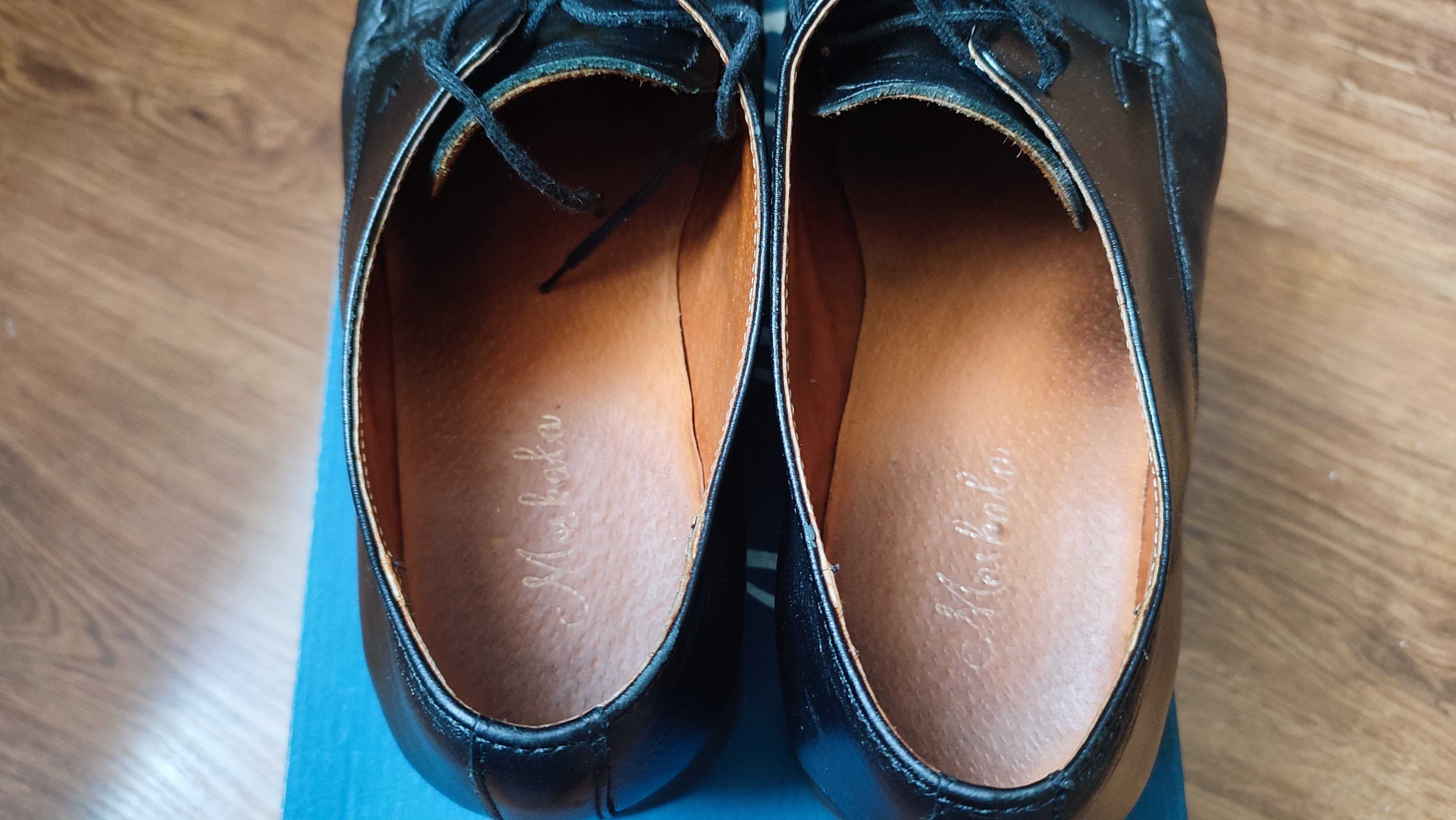 Buty eleganckie skóra Moskała rozmiar 42