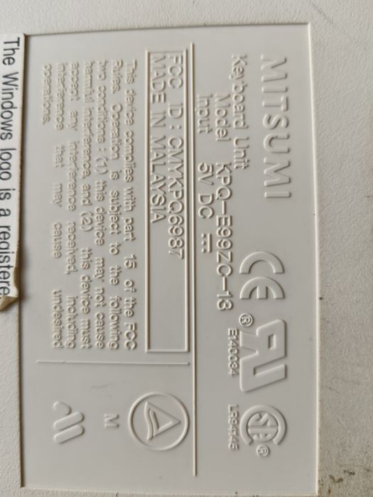 Teclado Mitsumi KPQ-E99ZC-13