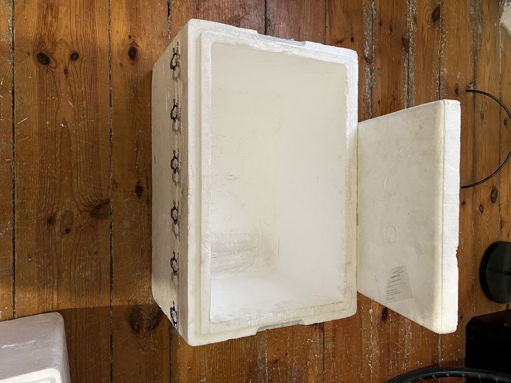 Styrobox styrobox zestaw 4 boxy akwarystyka suchy lód przenośna lodówk