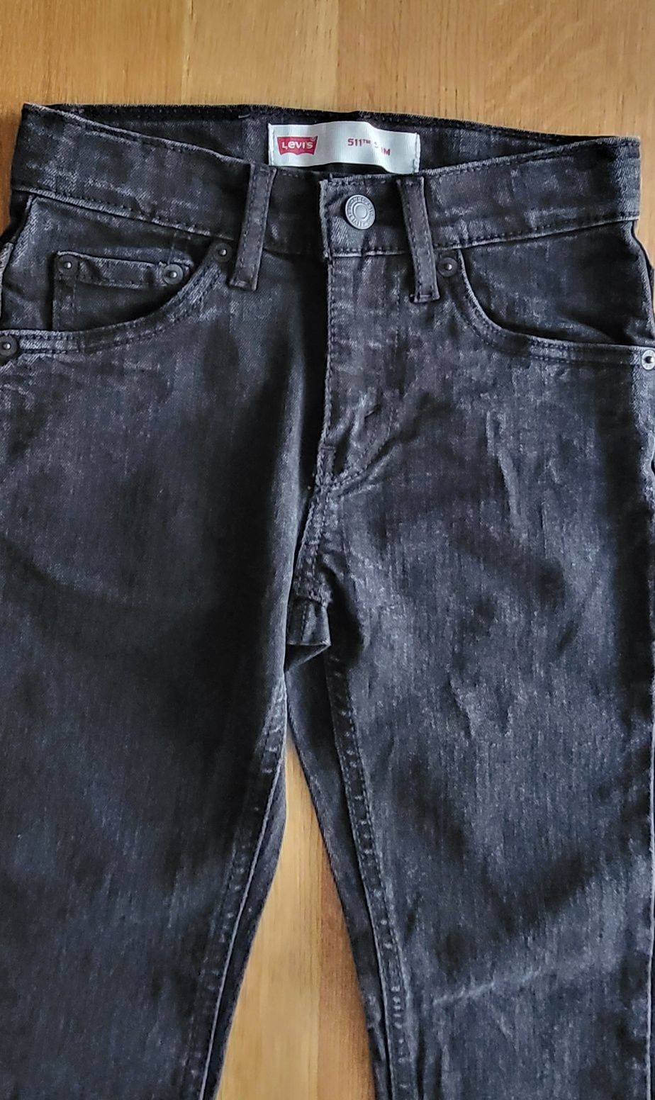 Levi's 511 spodnie czarne 134 140