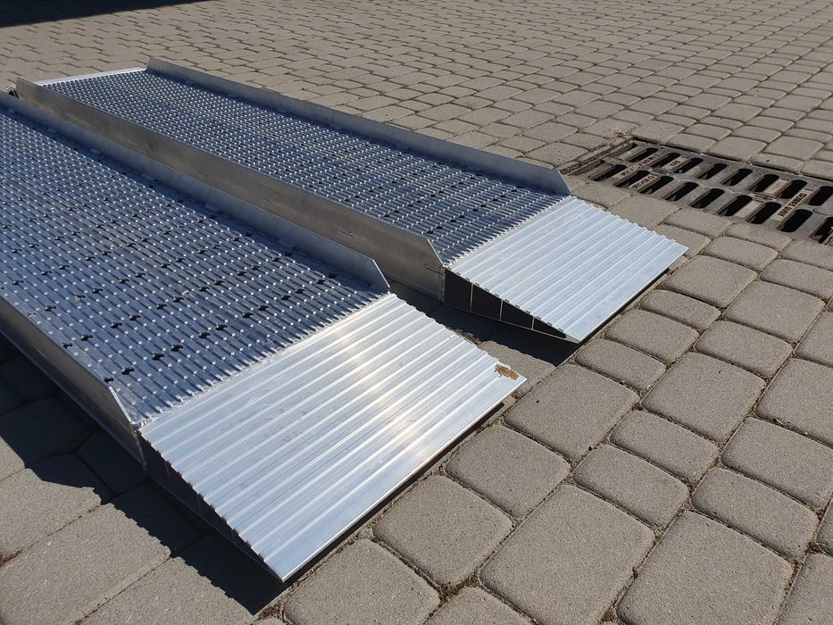 Aluminiowa Rampa Najazdowa 2000x400mm 2szt 2x1450kg