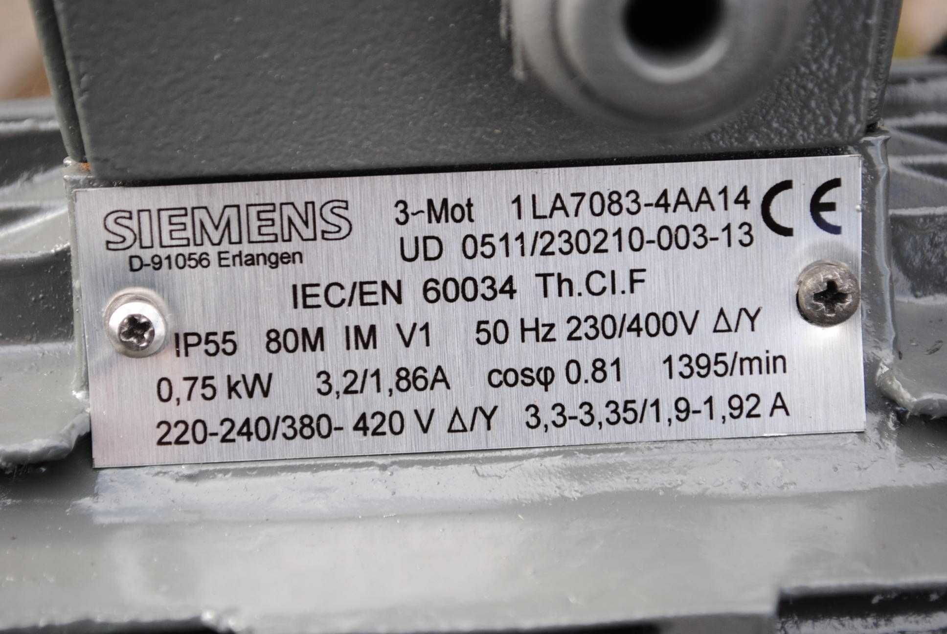 Motoreduktor kołnierzowy 0.75kw. 22obr./min.. Fvat