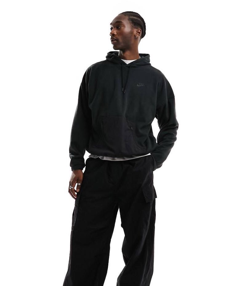 Худі Nike Club Polar fleece hoodie in black