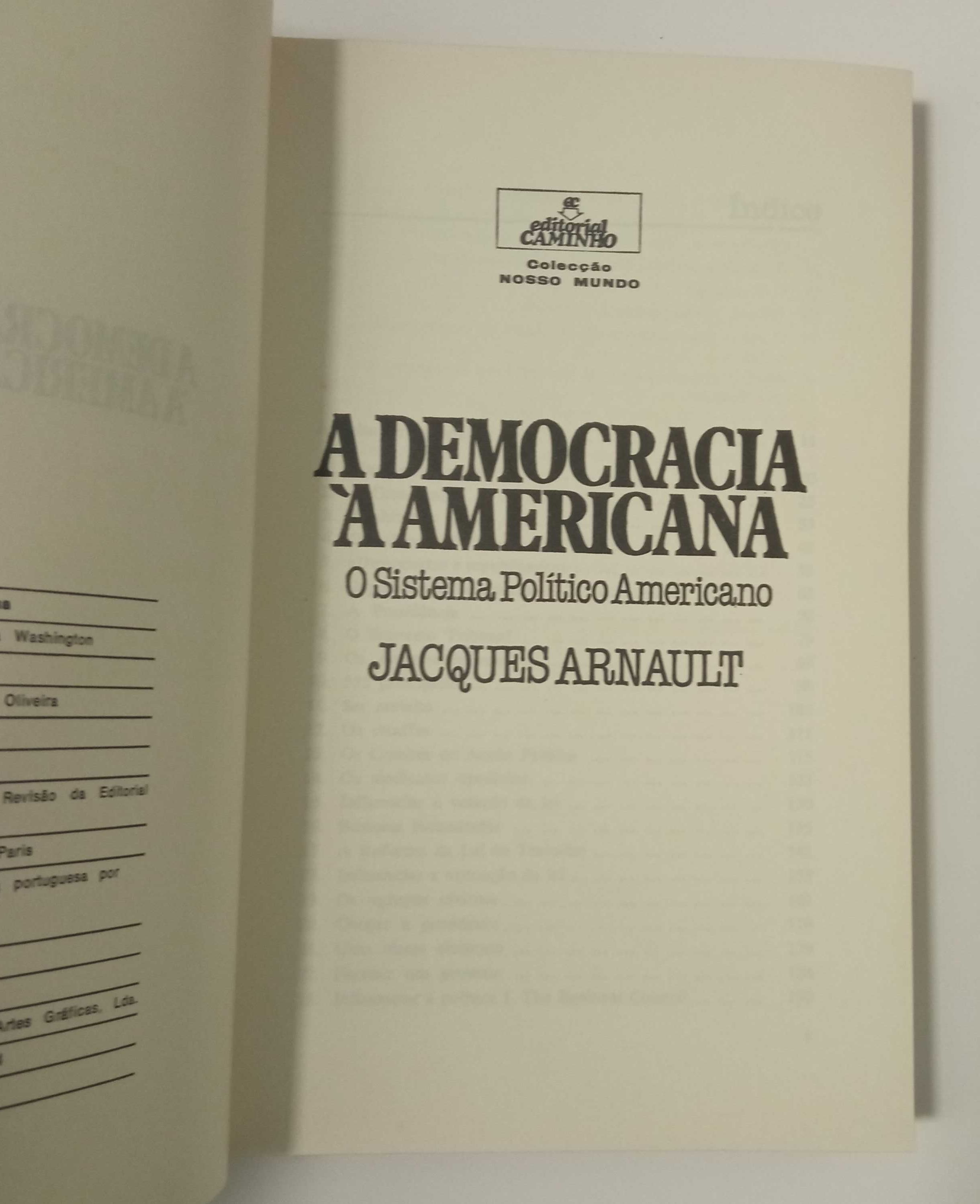 A democracia à Americana, de Jacques Arnault