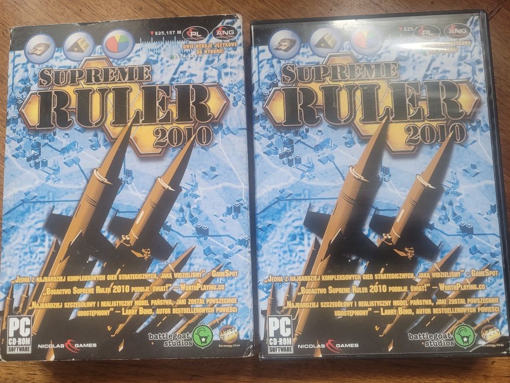 PC CD-ROM Supreme Ruler 2010 Nicolas Games 2005