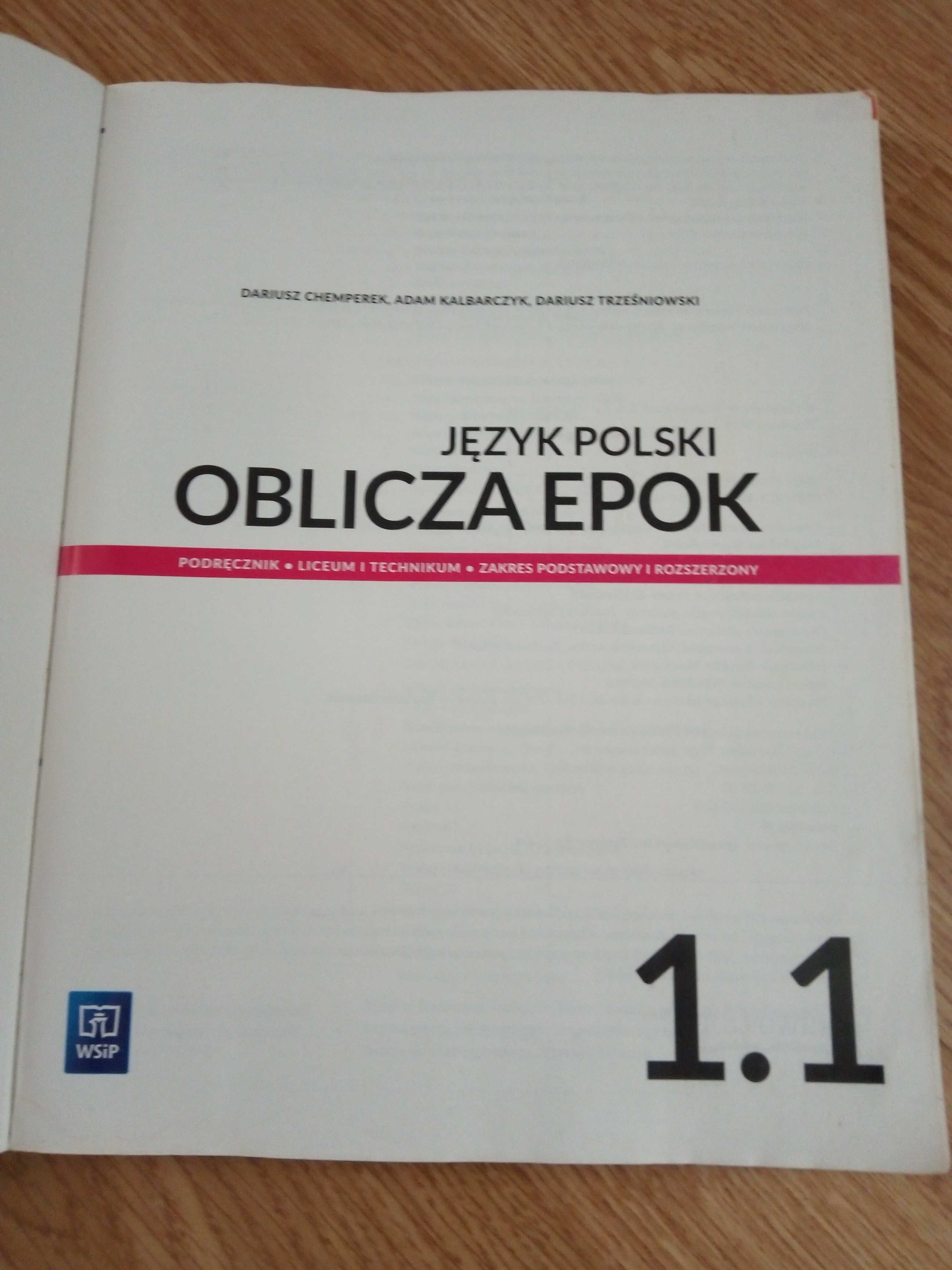 Język polski,Oblicza Epok