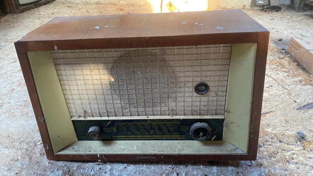 Stare radio lampowe PRL zabytek